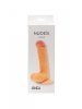 Naturalne miękkie dildo na przyssawce 19,5 cm